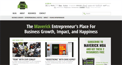 Desktop Screenshot of maverickmba.com