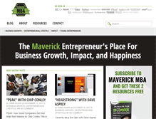 Tablet Screenshot of maverickmba.com